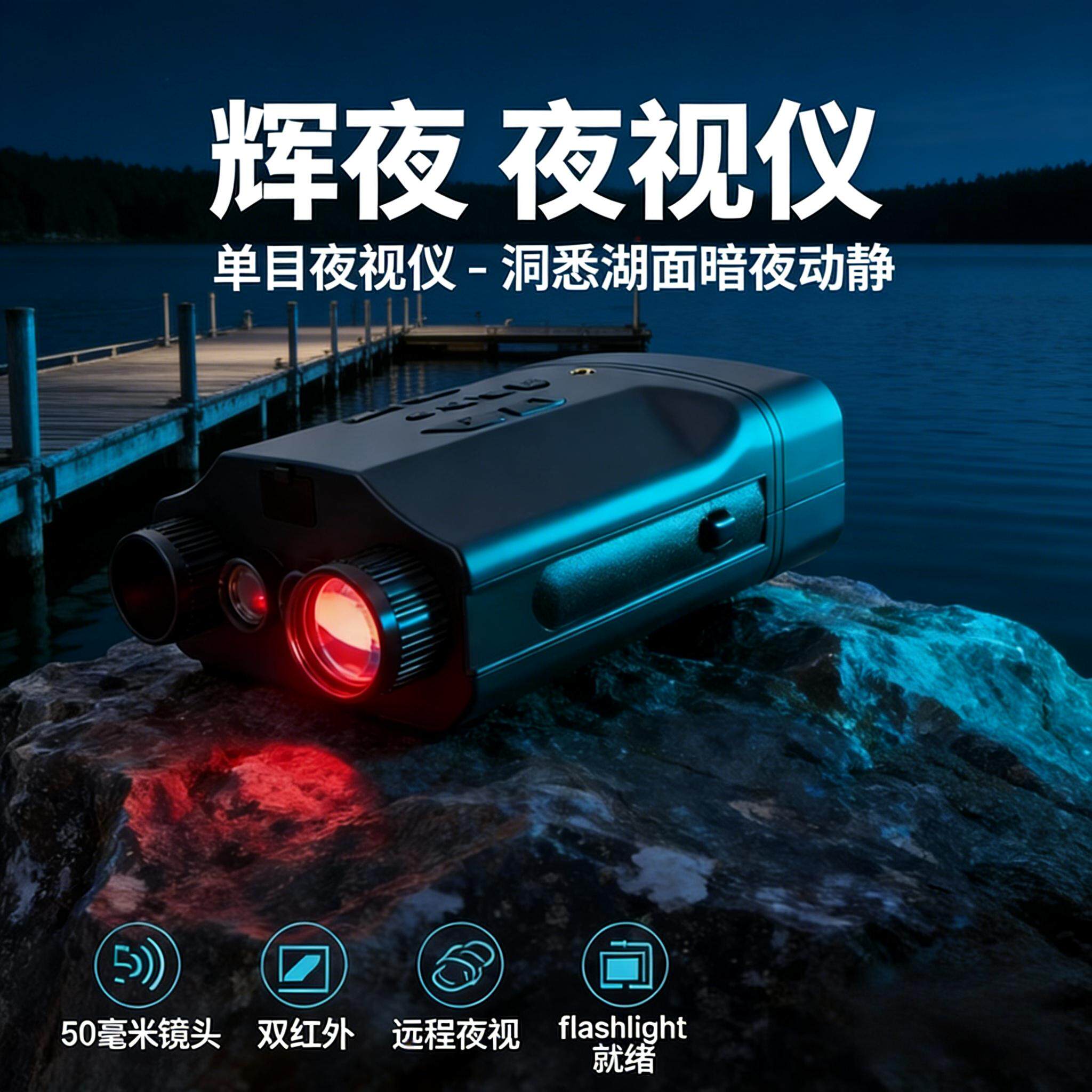 高清夜视仪红外线夜视眼镜军事夜间专用成像仪微光全彩高倍望远镜