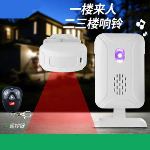 感应门铃家用无线店铺便利店进门迎宾器叮 小··米生态适用分体式