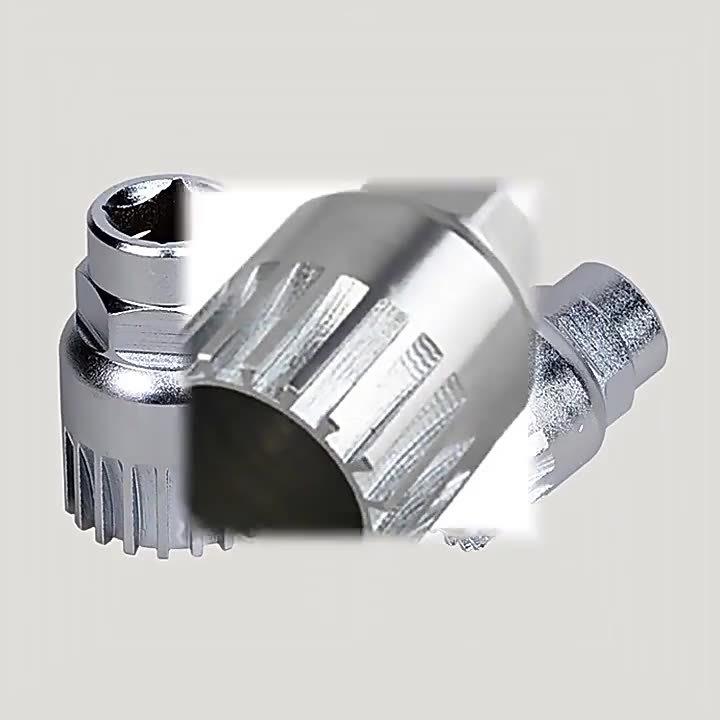 新款直销自行车山地车中轴拆卸工具牙盘曲柄套筒维修套装修理单车