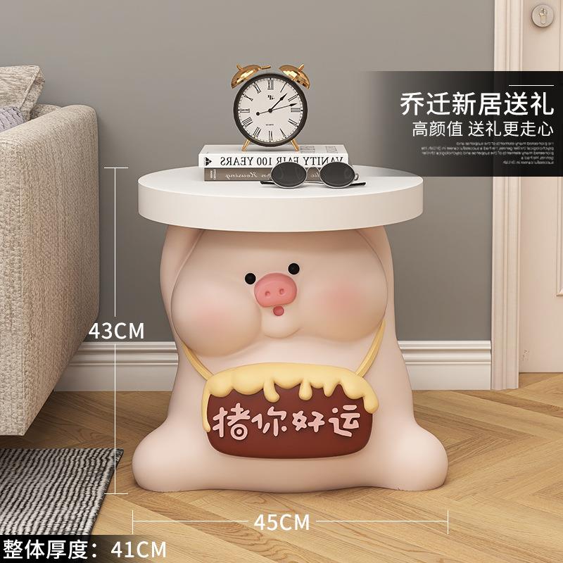 新款直销可爱猪乔迁礼品落地摆件家居饰品客厅电视柜茶几儿童房卧