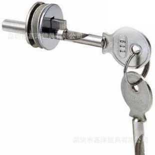 展柜锁 橱柜门锁 橱窗锁 玻璃锁 E45钥匙 新款 6419 直销玻璃柜锁