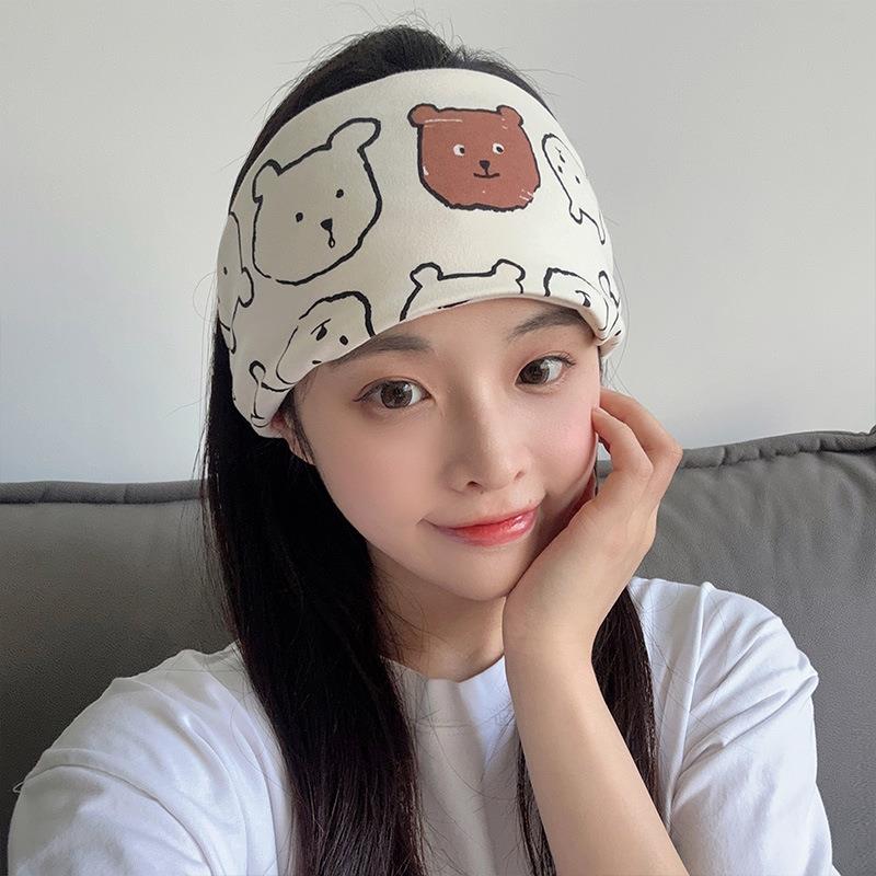 新款直销夏季薄款孕产妇头巾产后月子帽子宽边防风束发网红新护额