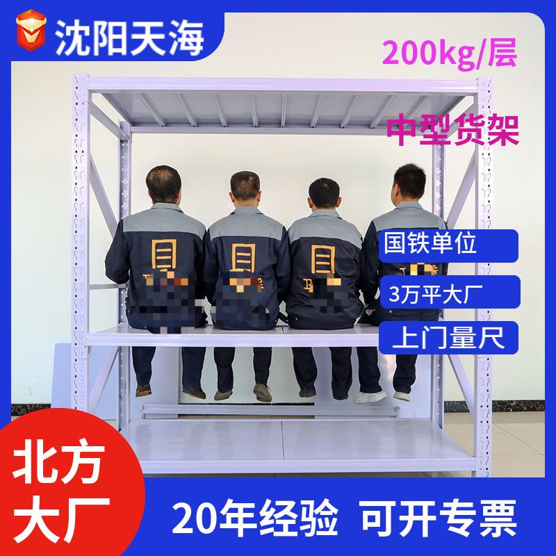新款直销辽宁沈阳仓储货架中型超市仓库货架置物架落地吉林内蒙货