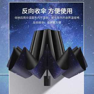 直销黑胶晴雨两用手动雨伞女三折叠小黑伞防晒防紫外线遮阳伞 新款