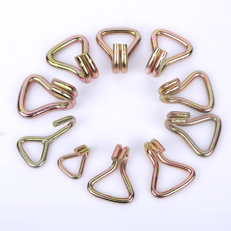 新款直销 货物拉紧器紧固器碳钢拉紧器卡扣配件货车棘轮卡扣拉紧