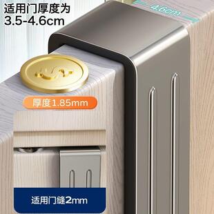 新款门后挂钩挂衣架卧室门上免组装无痕收纳置物衣服挂架衣帽钩子