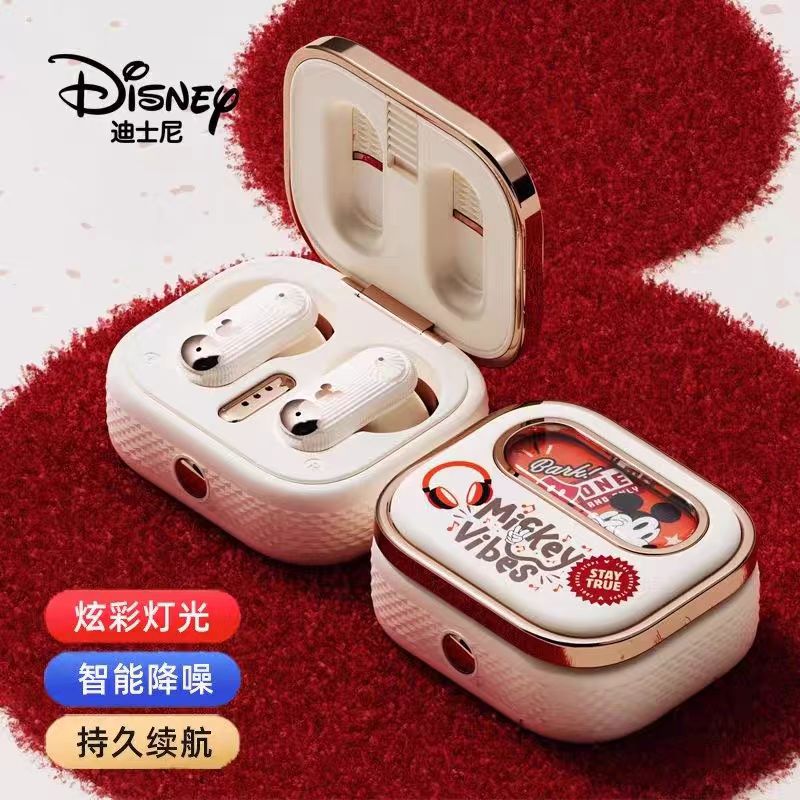 Disney/迪士尼Q9蓝牙耳机无线可爱女生2026品牌新高颜值联名米奇/