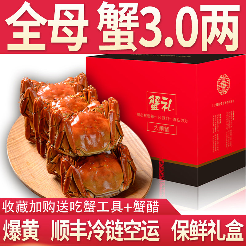 精选大蟹  只只肥美  产地直发  鲜活送达