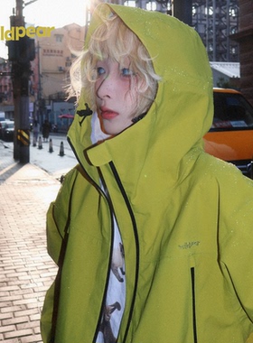 Wild Pear/野梨2025新款户外徒步运动连帽冲锋夹克三防多色男女