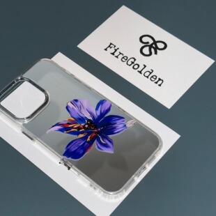 FireGolden炉原创logo碎花格纹印花菲林全包手机壳苹果安卓