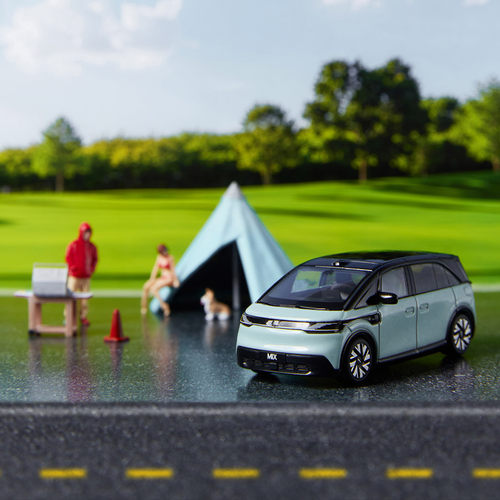 极氪极物ZEEKR MIX全仿真车模1:64摆件