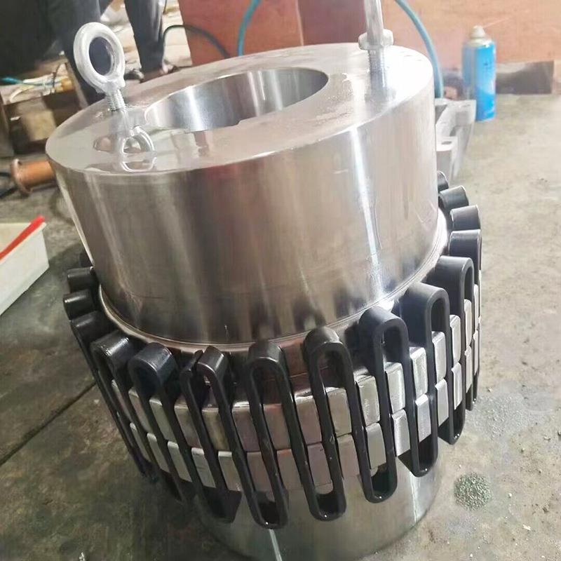 碎煤机 减速机JS2524232221蛇形弹簧联轴器 蛇簧连轴器厂家可45#