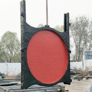 PGZ平面拱形渠道闸门手动渠道铸铁闸门机闸一体式铸铁闸门水闸门