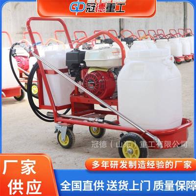 乳化沥青撒布机 小型手推式沥青洒布车 汽油乳化沥青喷洒车