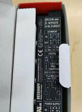 全新原装正品BECKHOFF ep2318-0001 控制器模块实拍现货