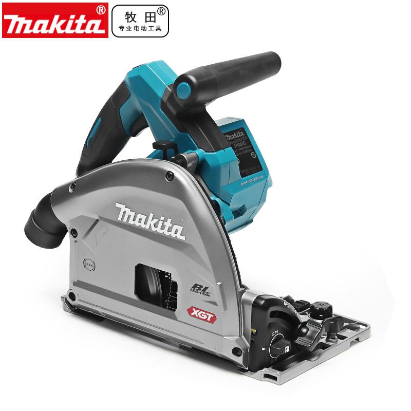 makita牧田SP6000J电圆锯手提电动轨道木材木工导轨切割锯sp6000