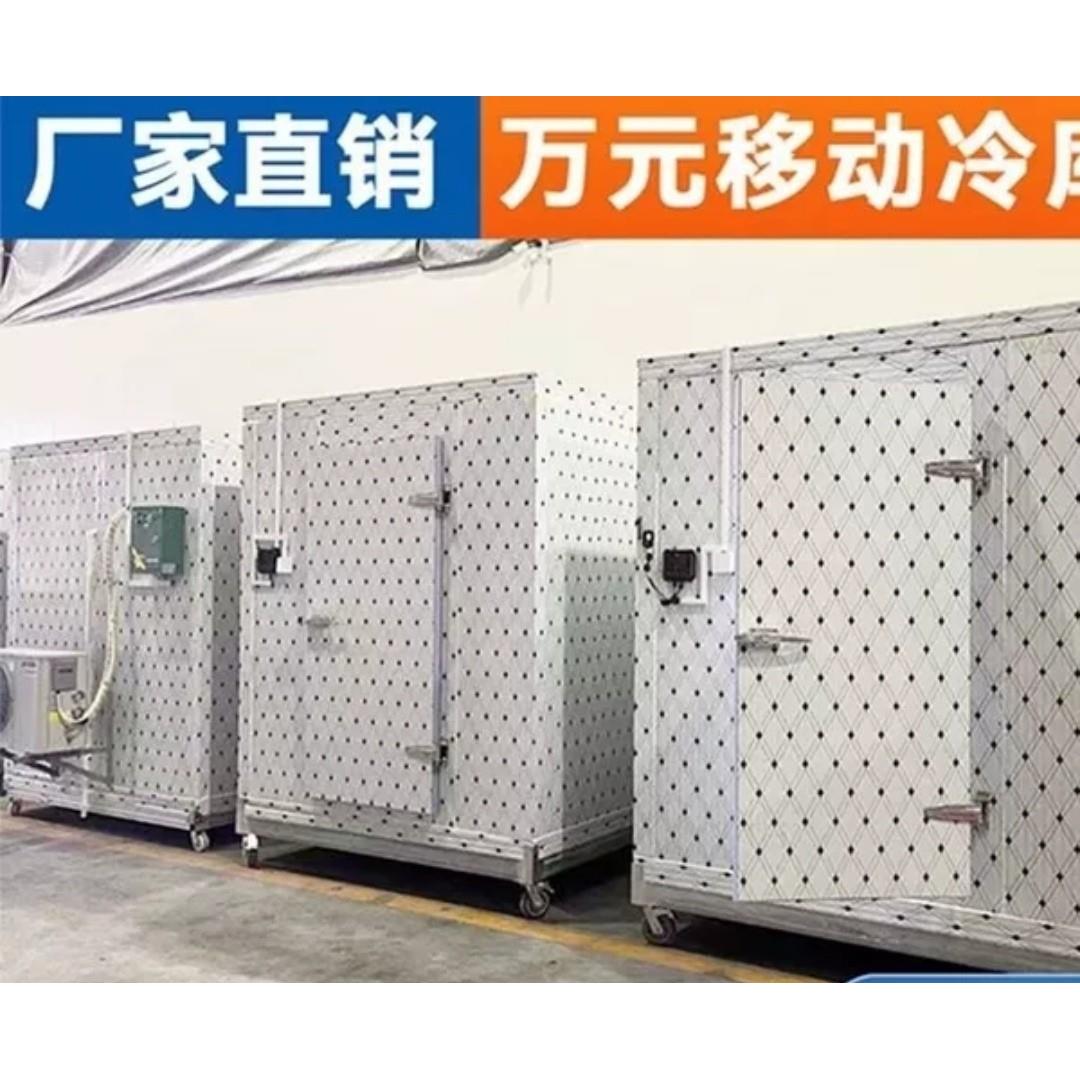 福建家用小型移动冷库全套设果蔬保鲜冷藏冷冻速冻库制冷机组220V