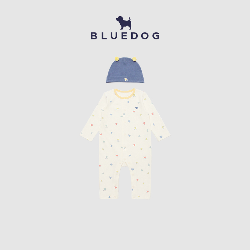 BLUEDOG韓國進口秋冬嬰兒睡衣