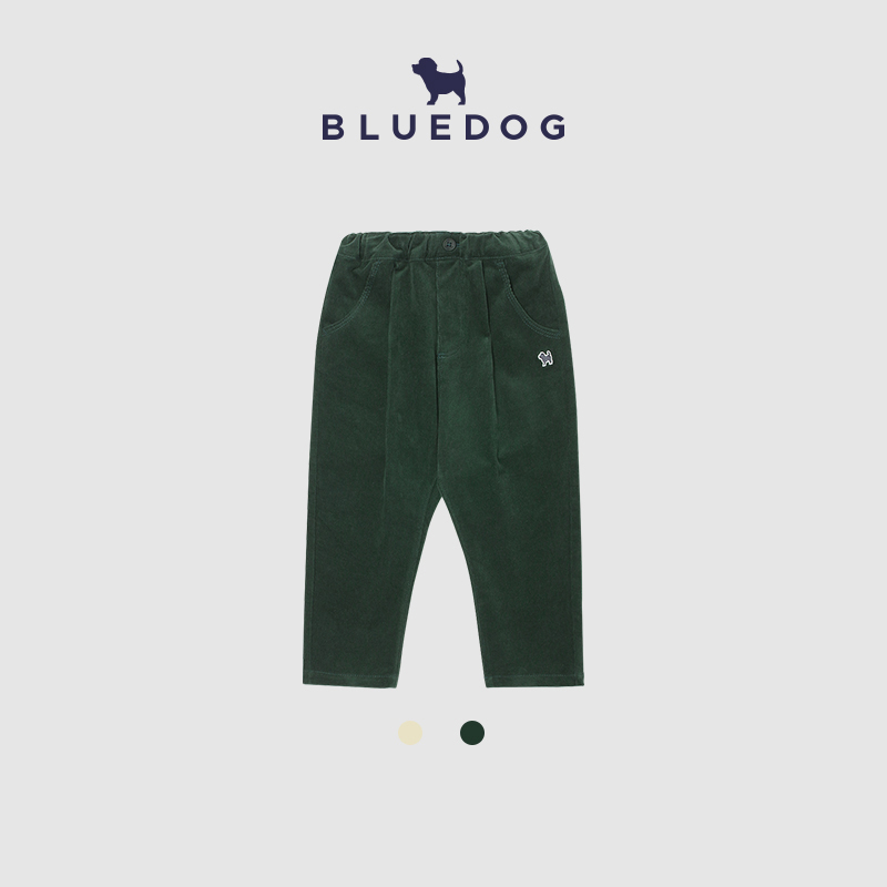 BLUEDOG韩国进口灯芯绒直筒裤