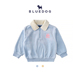 BLUEDOG 韩国蓝狗25FW冬季 百搭保暖罗纹绒半拉链卫衣舒适儿童上衣