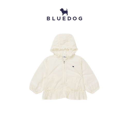 BLUEDOG花边防风外套