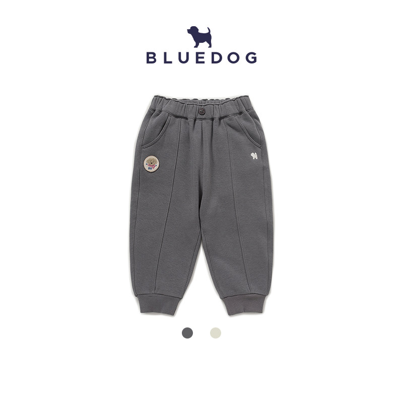 韩国蓝狗25FW小童百搭宽松版卫裤