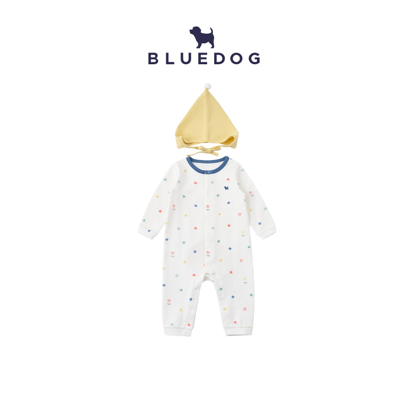 BLUEDOG小星星莫代尔连身服套装