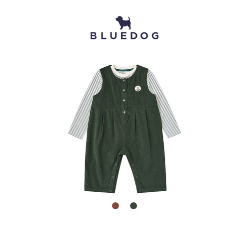BLUEDOG蓝狗25FW秋灯芯绒连身服