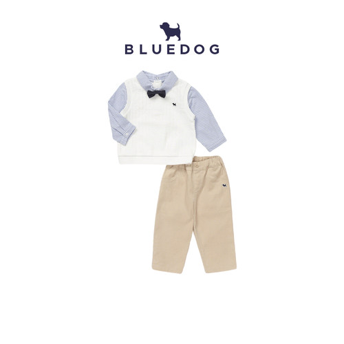 BLUEDOG假两件衬衫风套装