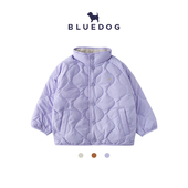 BLUEDOG 韩国蓝狗25FW儿童冬季 双面羽绒外套男女童保暖百搭羽绒服