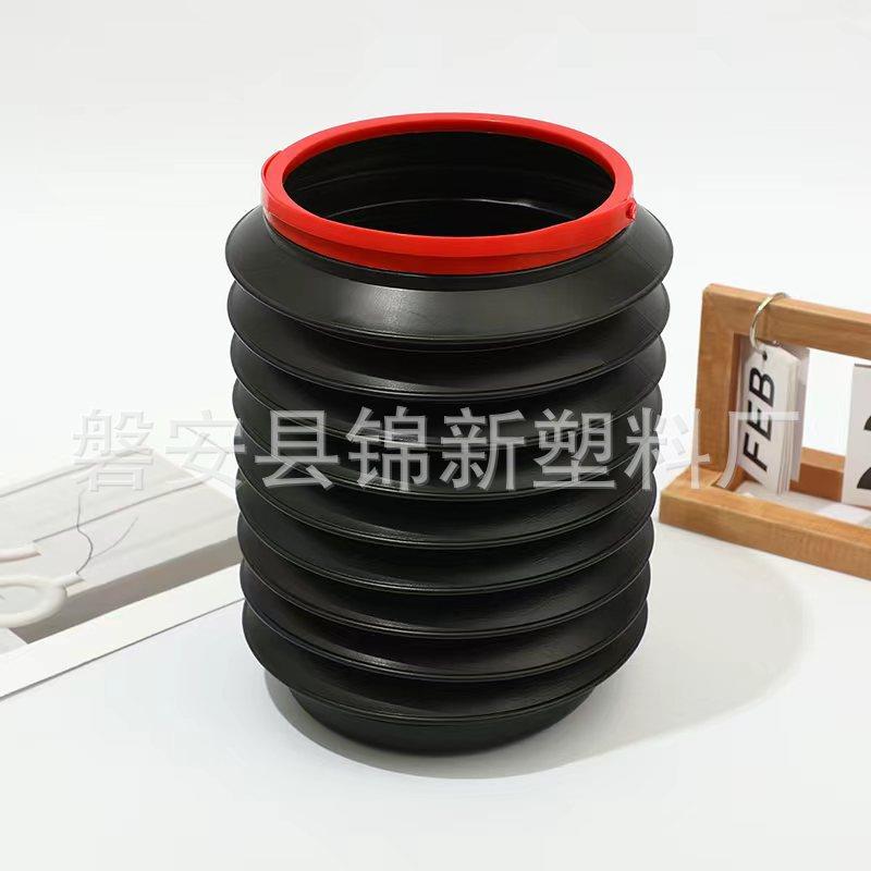 汽车用品多功能伸缩4L折叠储物雨伞收纳塑料水桶便携式车载垃圾桶