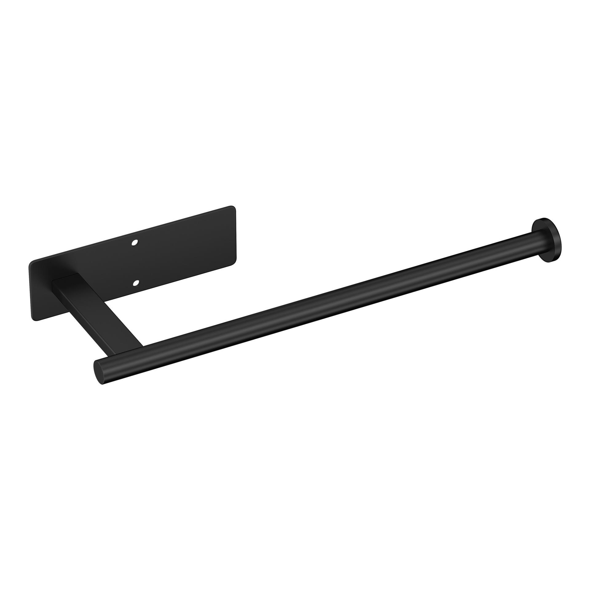 厨房浴室不锈钢纸巾架卷纸架带阻尼可单手操作跨境厨房卫生纸架