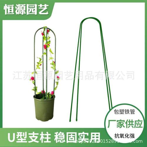 大棚种植阳台种菜家庭种菜月季铁线莲花支架u型支架爬藤架
