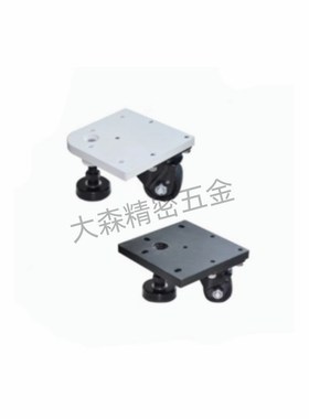 CGV01-D50-NE 怡合达方形板脚轮CGV06-D65-NE 带调整块水平调节轮