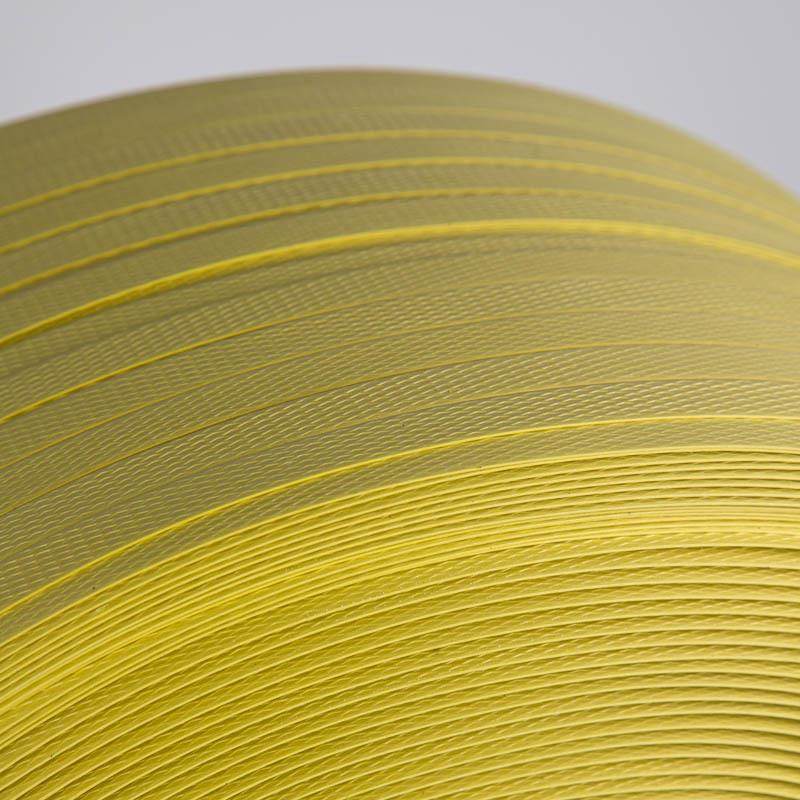 厂家直供pp打包黄色自JLG带动半机用塑料捆带快递物流打扎包带