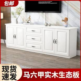 家用卧室欧式 客物实木电视柜现代简约小户型厅款 储多新功能PGE高