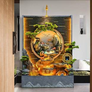水墙GMK循环水司庭隔断屏风流水院摆幕件假山喷泉公落地景观装饰