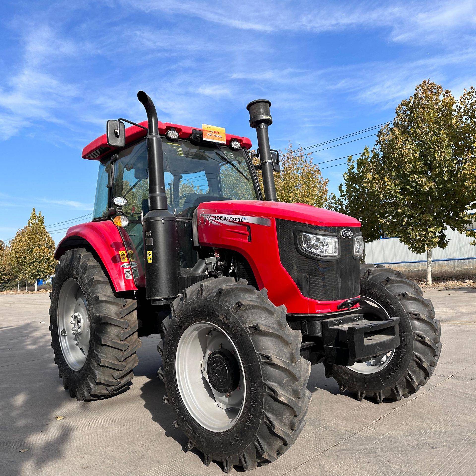 504拖拉配旋耕机70马力四种驱耕地机12QBE0马力旋机耕机播机