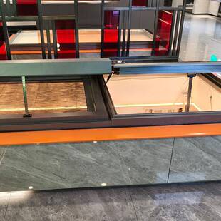 悬上窗外置天式电机楼梯三段式升口斜屋顶天光井阳光房隔热采轻奢