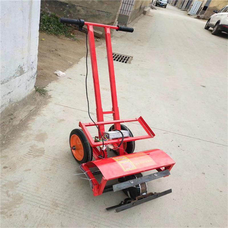 4旋8v家锂电大功率电动除草机农用松土锄无品牌/草机硬用地翻整耕