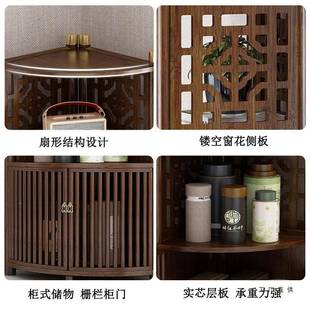 厅角柜墙角柜子储角物展柜卧室620转角柜落地实木收纳柜客转柜置