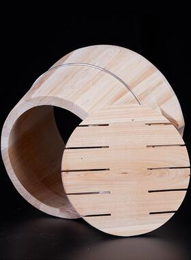 蒸饭桶饭F759MS57甑子厨房木蒸家用杉木饭桶木桶笼制商用木头笼竹