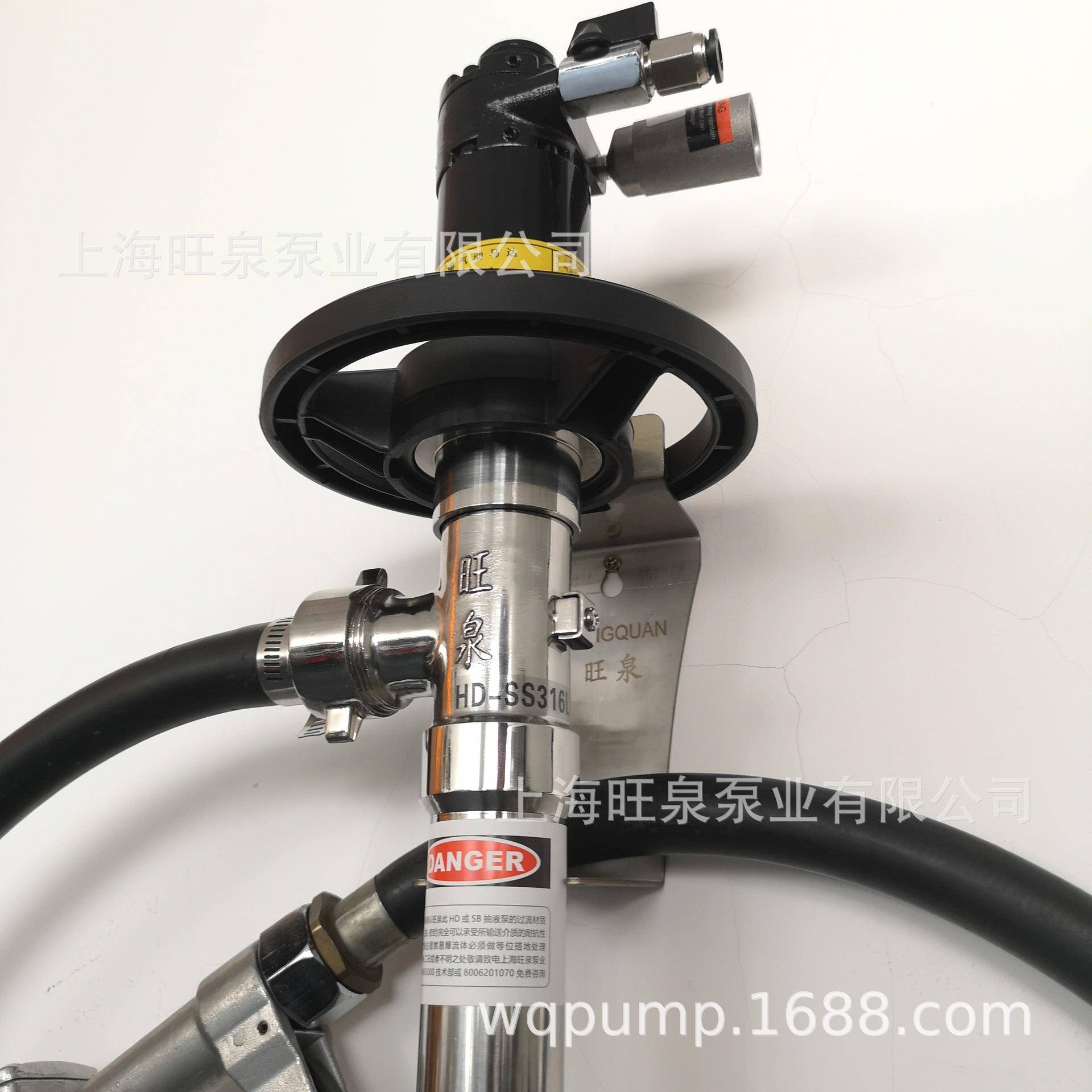 上海气H动油桶泵、动抽液泵DA1+PTXHD-SS3气16L-70-0气动插桶泵