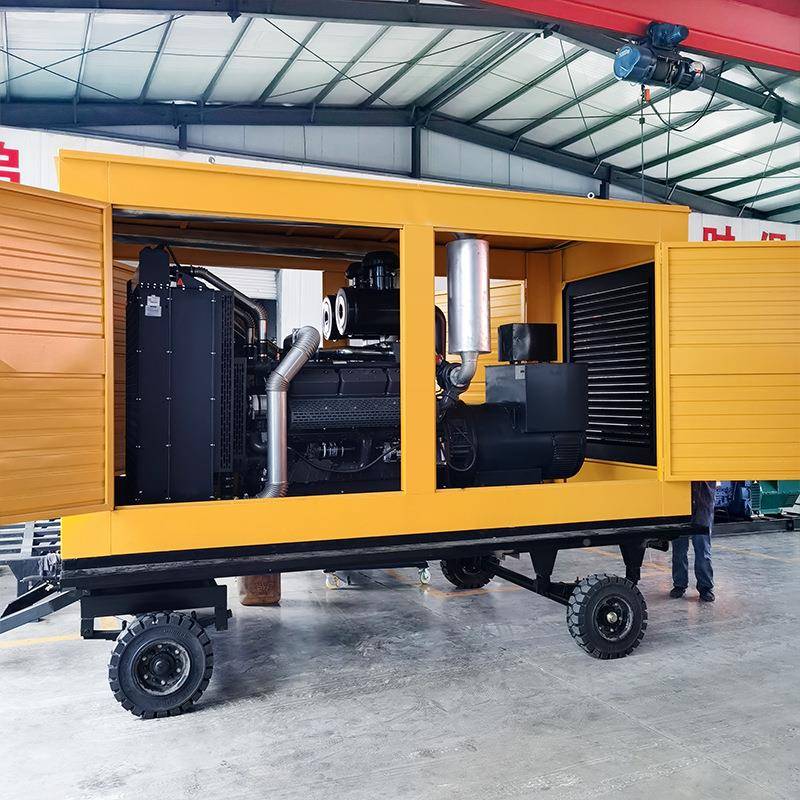 上柴6大0KW动电站0低油耗全铜发电机组6BC-600GF00移千瓦柴油发电