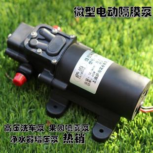 100微型隔膜泵自吸水泵24V增压泵直隔流泵659型膜泵净水泵萨 D小P