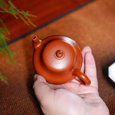 正宗兴宜紫壶原矿朱泥纯手工君德家用中式砂茶壶茶具小品100SY001