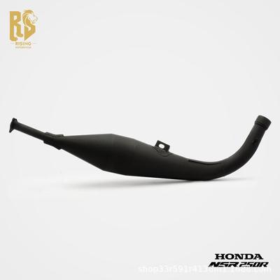 2NSR0改装5机车排气复古风格炸街黑色二冲程管NSR250声浪改装NSR2