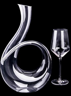 6厂家手直销创意字型红酒醒酒弯曲把器倒酒580025器支持