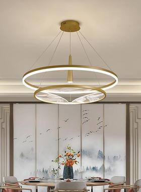 餐厅吊灯客厅灯中代国风书房卧室灯现约简茶XH213138室吧台圆形新