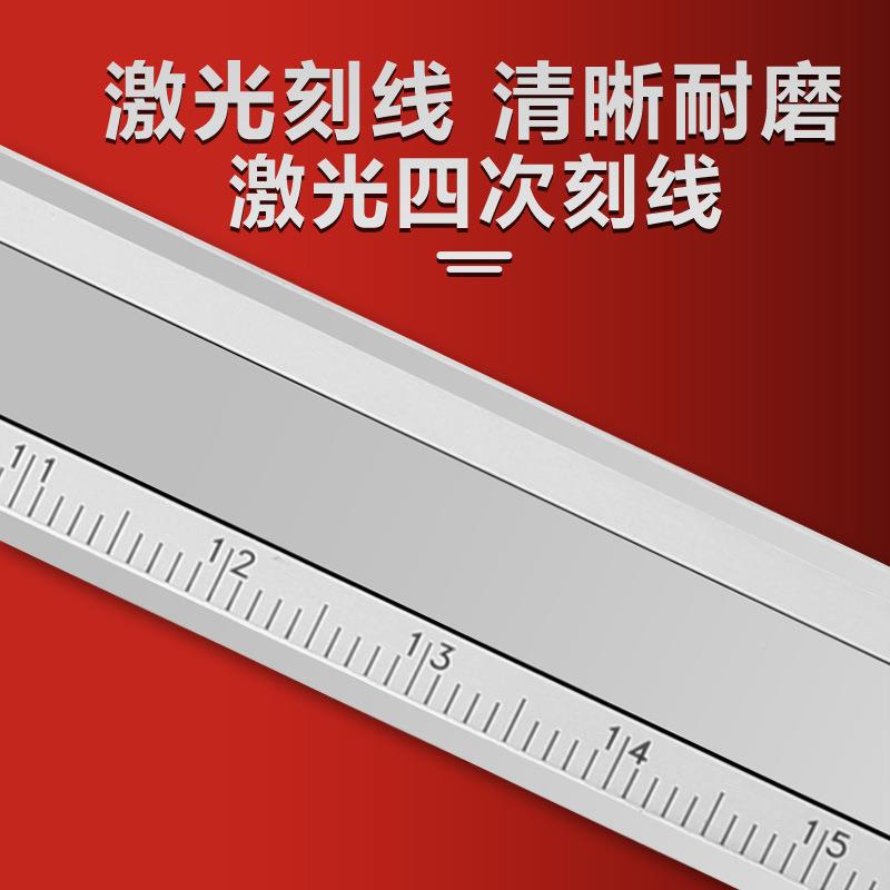 无品牌/带表卡尺-表150m-200-300m桂林高0精度不锈钢指针防震盘卡